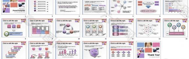 化妆品ppt 模板图片