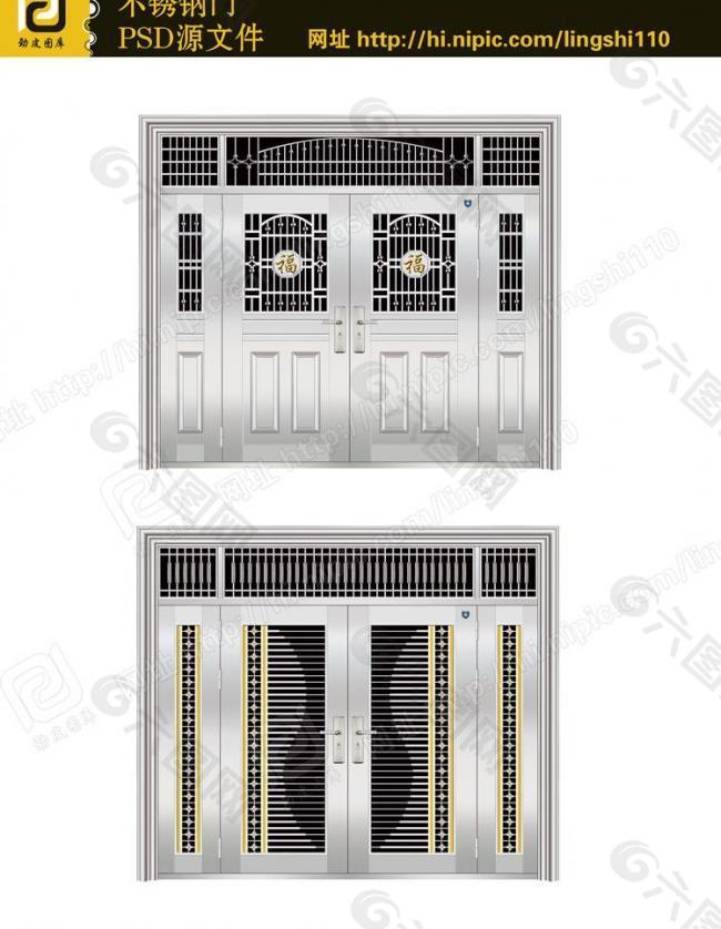 不锈钢门图片