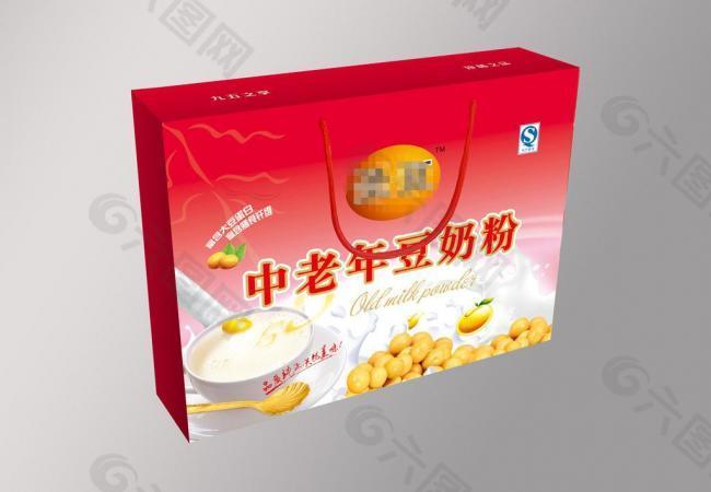 豆奶粉礼盒（展开图）图片