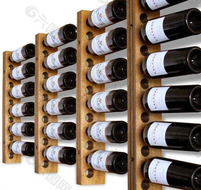 葡萄酒 酒架图片
