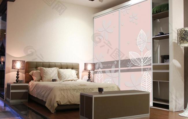 室内高精墙柜强化玉砂效果设计图图片