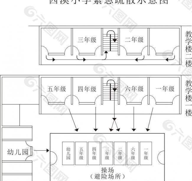 教学楼 平面图 校园图片