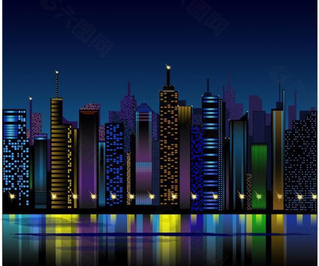 城市建筑 城市夜景图片