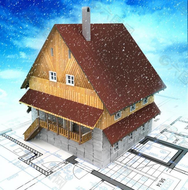 房屋模型图片