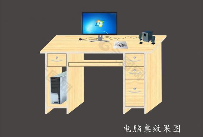 电脑桌设计图片