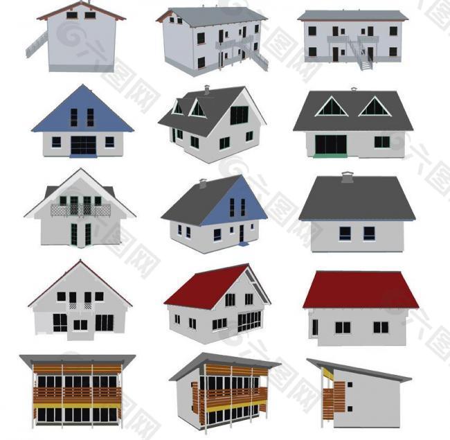 楼房建筑模型图片