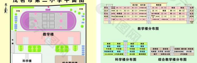 学校平面分布图图片