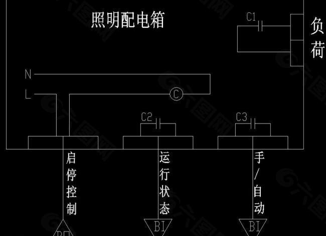 电视台 照明系统监控原理图图片