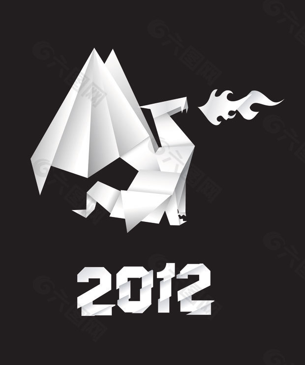 2012 Origami Dragon龍