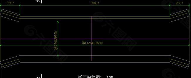 仿古拱桥桥面配筋图图片