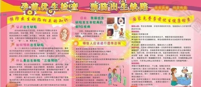 孕前优生检查 预防出生缺陷图片