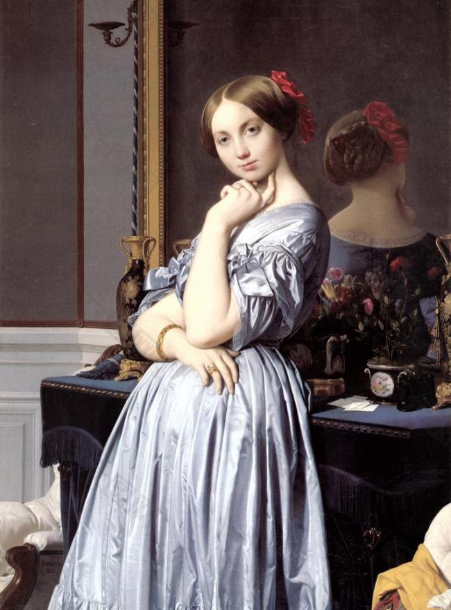 油画 奥松维尔伯爵夫人图片