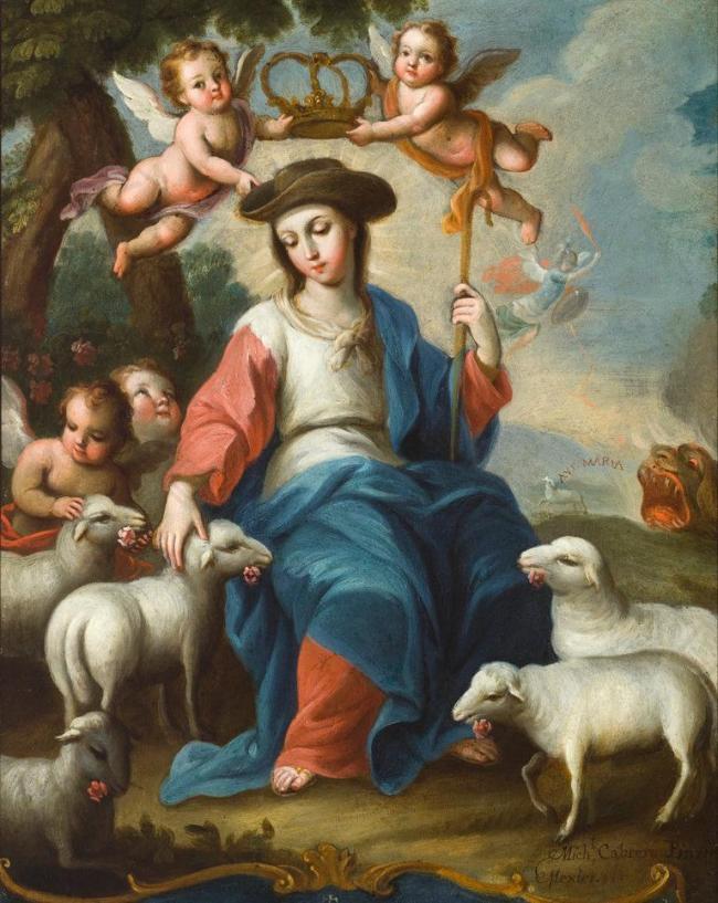 神圣的牧羊女图片