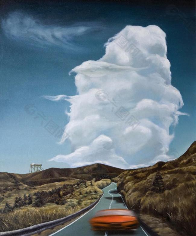 公路·云图片