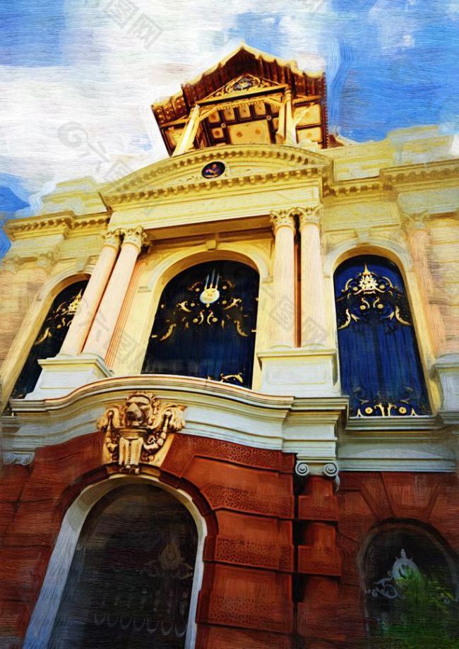 东南亚寺庙图片