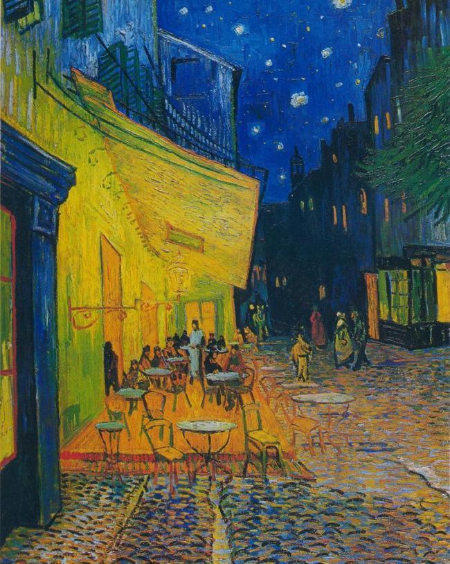梵高1888夜间的咖啡馆作品图片