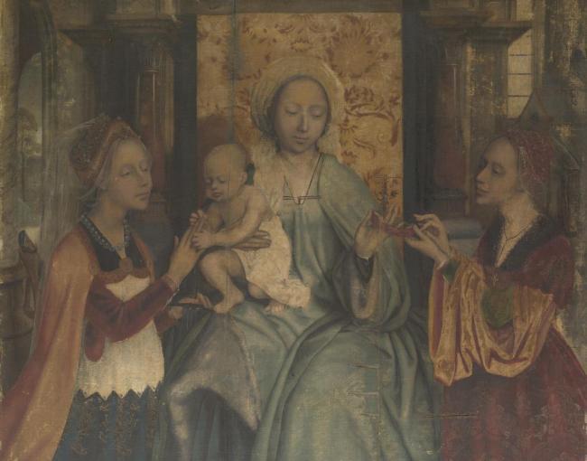 圣母 圣婴与圣芭芭拉和凯瑟琳图片
