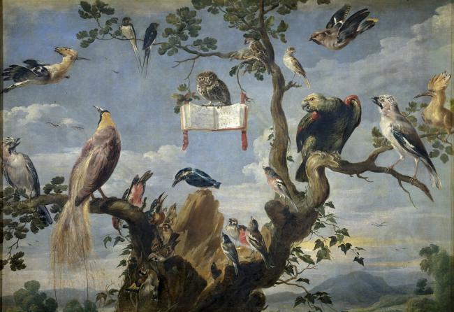 Snyders, Frans - Concierto de aves, 1629-30大师画家古典山水画古典建筑古典文化装饰画油画
