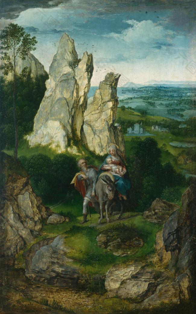 Follower of Joachim Patinir, Netherlandish大师画家古典画古典建筑古典景物装饰画油画