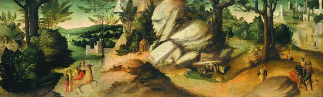 Giovanni Larciani (Master of the Kress Landscapes), Florentine大师画家古典画古典建筑古典景物装饰画油画