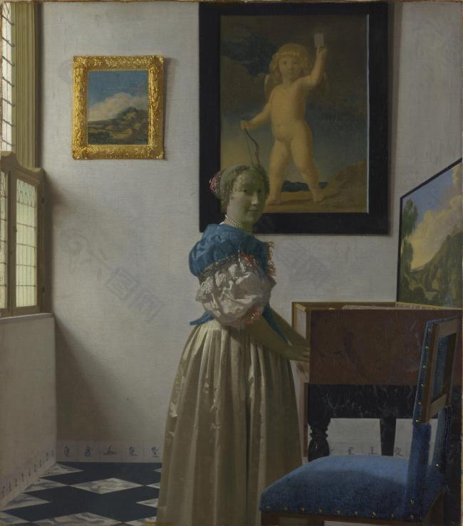 Johannes Vermeer 07大师画家超高清人物油画肖像油画宫廷油画装饰画