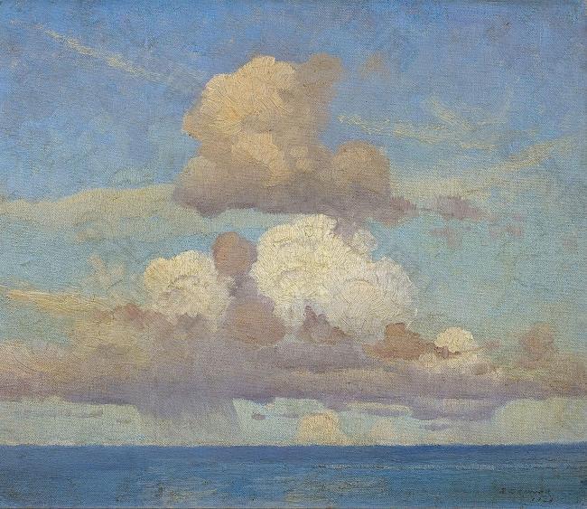 Elioth Gruner - Seascape, 1923.jpeg大师画家风景画静物油画建筑油画装饰画