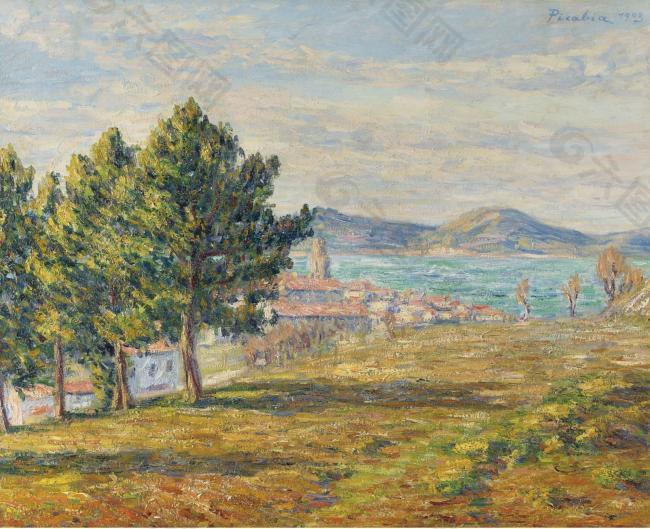 Francis Picabia - Southern Coast, 1903大师画家风景画静物油画建筑油画装饰画