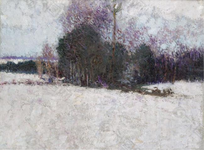 Roderic O`Connor - Snowy Landscape大师画家风景画静物油画建筑油画装饰画