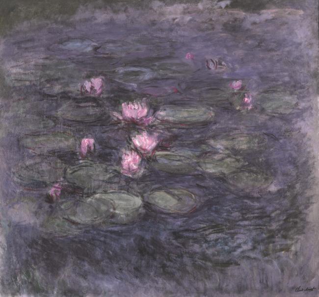 Water Lilies, 1914法国画家克劳德.莫奈oscar claude Monet风景油画装饰画