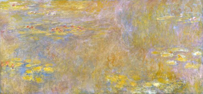 Water-Lilies法国画家克劳德.莫奈oscar claude Monet风景油画装饰画