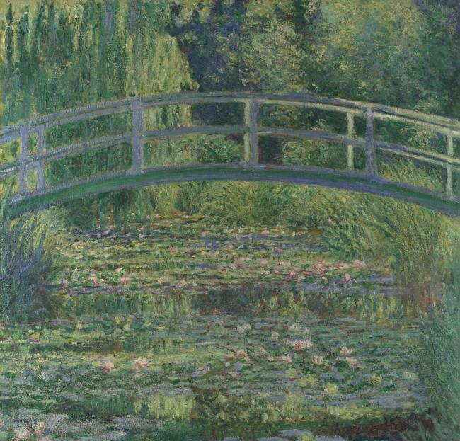 Water-Lily Pond, 1899 v2法国画家克劳德.莫奈oscar claude Monet风景油画装饰画