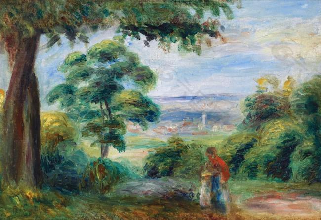 Pierre Auguste Renoir - Landscape 01法国画家皮埃尔奥古斯特雷诺阿Pierre Auguste Renoir印象派人物油画