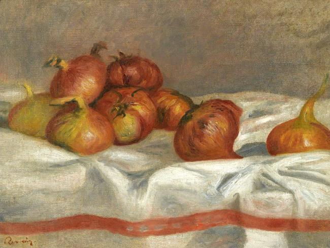 Pierre Auguste Renoir - Still Life with Onions and Tomatoes, 1912法国画家皮埃尔奥古斯特雷诺阿Pierre Auguste Renoir