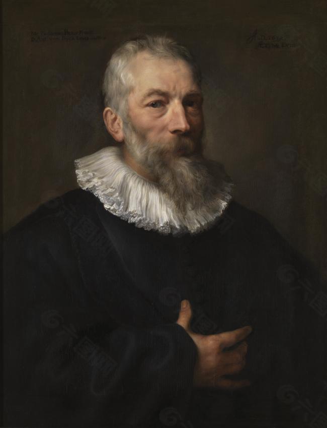 Anthony van Dyck - The painter Marten Pepijn英国画家安东尼凡戴克Anthony van dyck人物油画装饰画