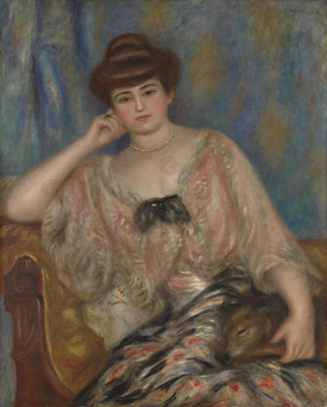 Pierre-Auguste Renoir - Misia Sert法国画家皮埃尔奥古斯特雷诺阿Pierre Auguste Renoir印象派人物油画