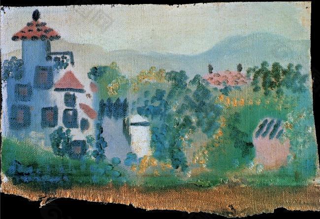 1920 Maison西班牙画家巴勃罗毕加索抽象油画人物人体油画装饰画