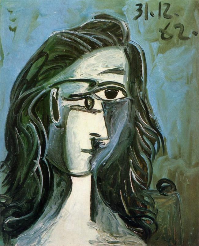 1962 t鍧眅 de femme 4西班牙画家巴勃罗毕加索抽象油画人物人体油画