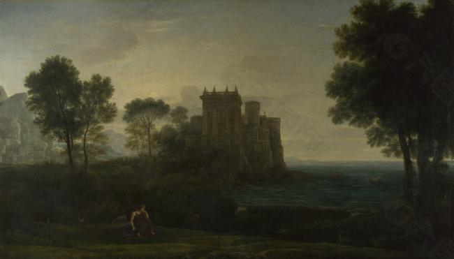 Claude - The Enchanted Castle欧美欧式高清大师风景油画装饰印象风景油画作品
