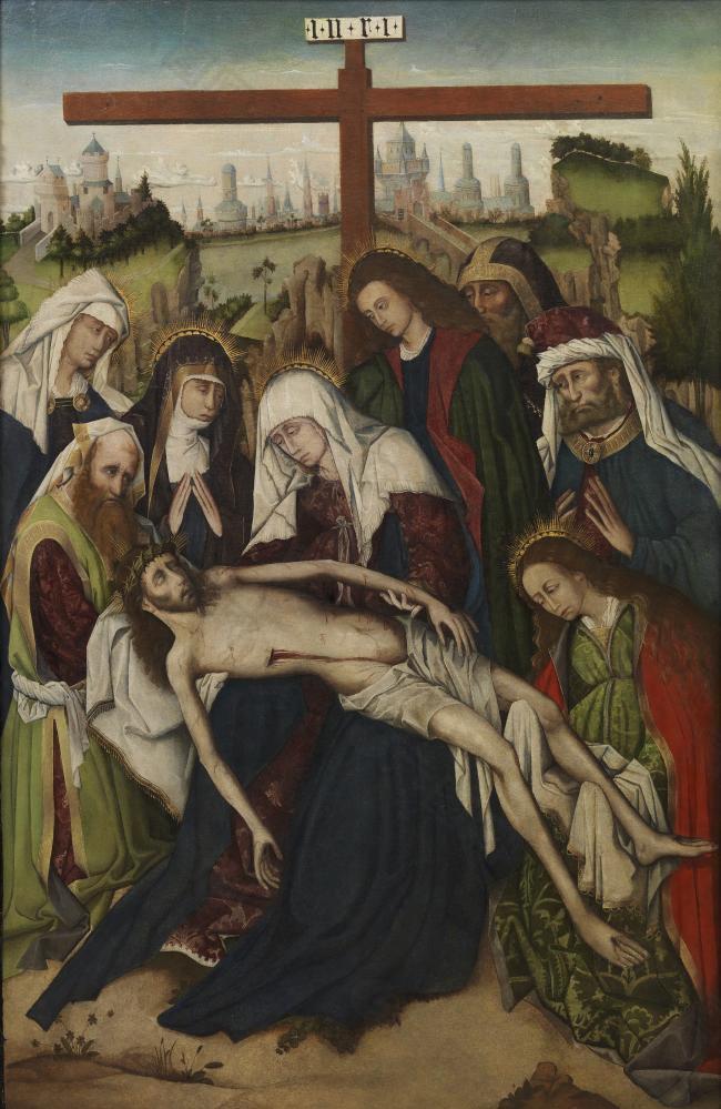 Anonymous - Lamentacion, Ca. 1470荷兰画家Anonymous西方高清宗教人物神话人物古典人物样式主义油画装饰画