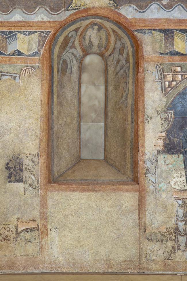 Anonymous, 12 Century - Window soffit. The Hermitage of the Vera Cruz de Maderuelo荷兰画家Anonymous西方高清宗