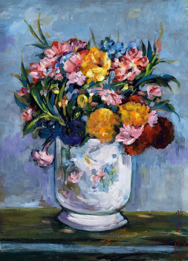 涓夋湡 CCC (193)花卉水果蔬菜器皿静物印象画派写实主义油画装饰画