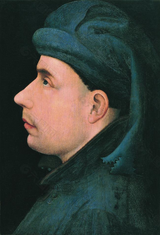 Anonymous Franco-Flemish Artist - Posthumous Portrait of Wenceslas of Luxembourg,- Duke of Brabant,
