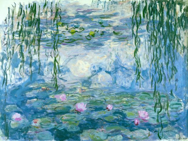 Water Lilies, 1916-1919风景建筑田园植物水景田园印象画派写实主义油画装饰画