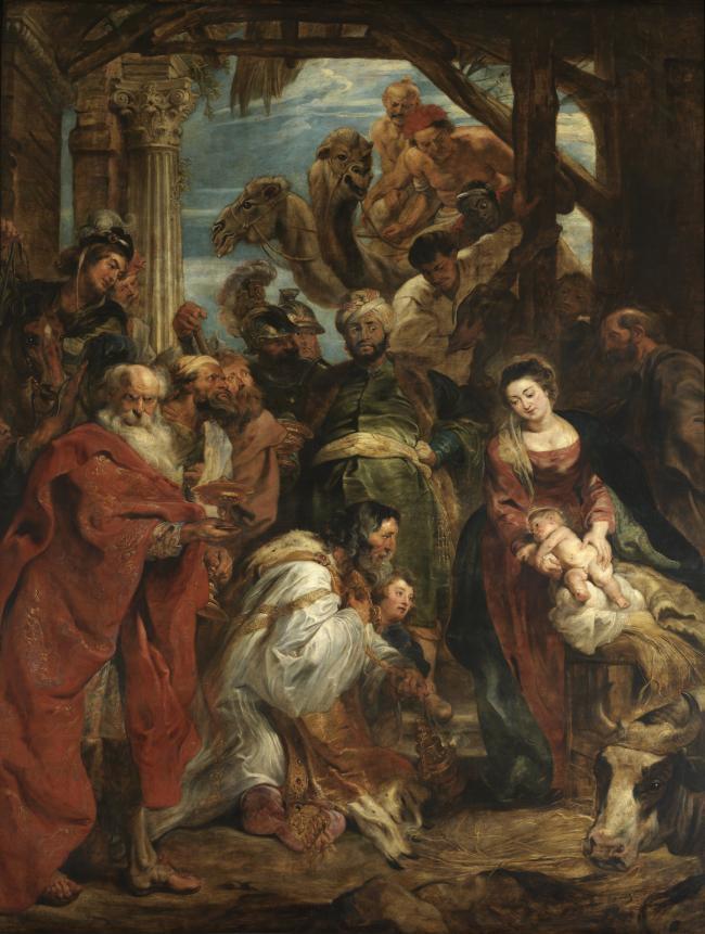 Peter Paul Rubens - The adoration of the Magi德国画家彼得保罗鲁本斯peter paul rubens宫廷人物人体油画装饰画