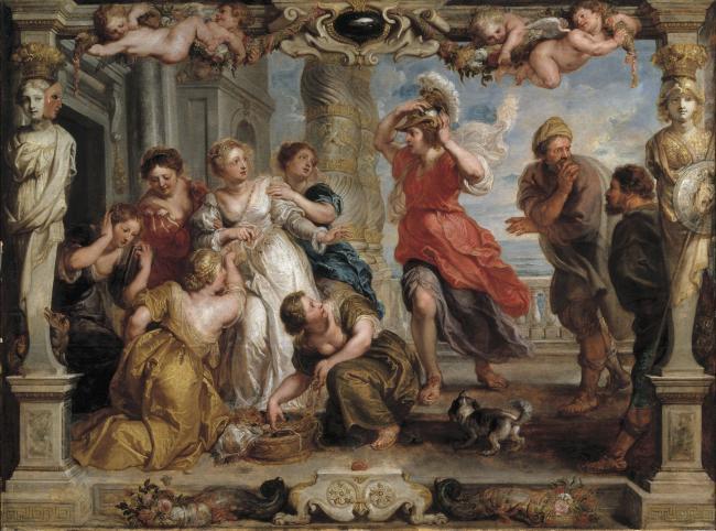 Rubens, Peter Paul (and Workshop) - Aquiles descubierto por Ulises entre las hijas de Licomedes, 德国画