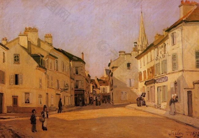 alfred sisley 0014法國畫家阿爾弗雷德西斯萊alfred sisley印象派