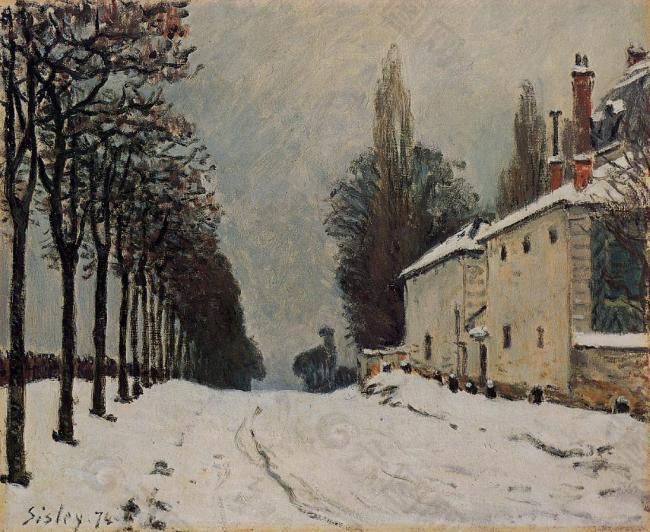 Alfred Sisley 0190法国画家阿尔弗雷德西斯莱Alfred Sisley印象派风景自然油画装饰画