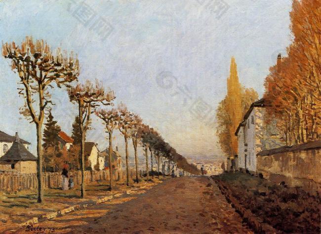 alfred sisley 0280法國畫家阿爾弗雷德西斯萊alfred sisley印象派