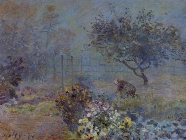 Alfred Sisley 0315法国画家阿尔弗雷德西斯莱Alfred Sisley印象派风景自然油画装饰画