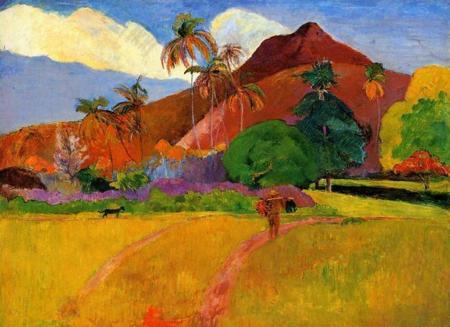 Paul Gauguin 0007法国画家保罗高更paul gauguin后印象主义风景人物田园自然静物油画装饰画